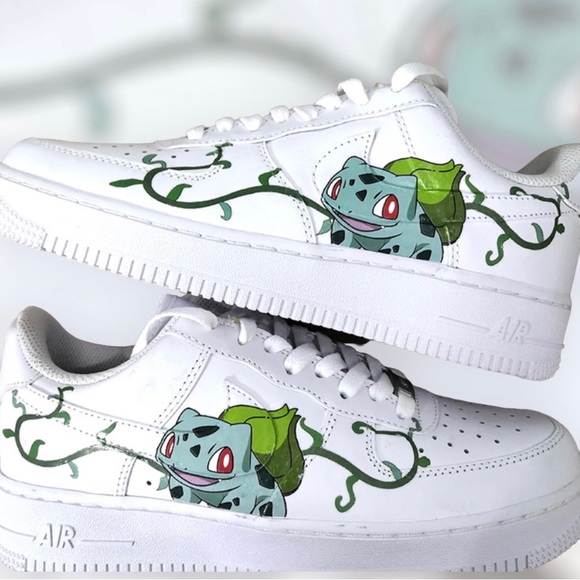 Women’s Pokémon Nike Air Force One Custom Shoes - Picture 1 of 3